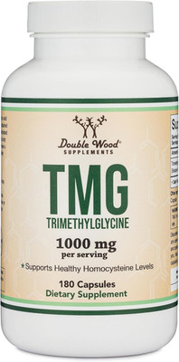 TMG Trimethylglycine Supplement 1,000Mg per Serving, 180 Capsules (TMG Supplemen