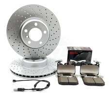 F�R BMW 325d F30 F31 F34 M SPORT GELOCHTE BREMSSCHEIBEN VORNE BREMBO BEL�GE & SENSOR