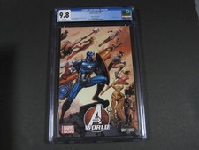 Avengers World #1 Adams variant + Adams sketch variant BOTH CGC 9.8!