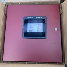 NEW - Fire-Lite MS-4 Zone Fire Alarm Control Panel w/Key (Panel box only)
