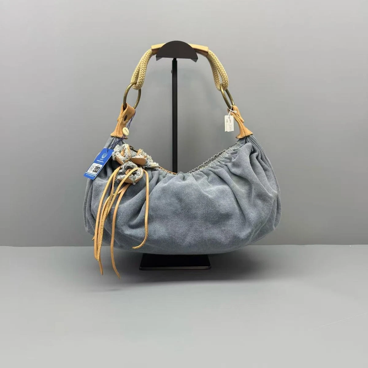 Miu Miu Shoulder Bag Denim Exterior Bags & Handbags for Women for