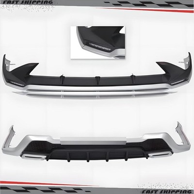 Front & Rear Bumper Diffuser Lip Body Kit Gloss For Toyota Highlander 2022-2023