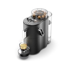 CoffeeB Globe Kaffeemaschine Schwarz + 7 Packungen Café Royal Kaffeekugeln