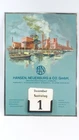 Old Imo Gloss Permanent Calendar Advertising "Hansen, Neuerburg & Co. Hamburg" - 31x44cm