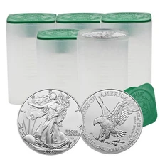 Lot of 100 - 2024 (P) $1 American Silver Eagle Star Privy 1 oz BU