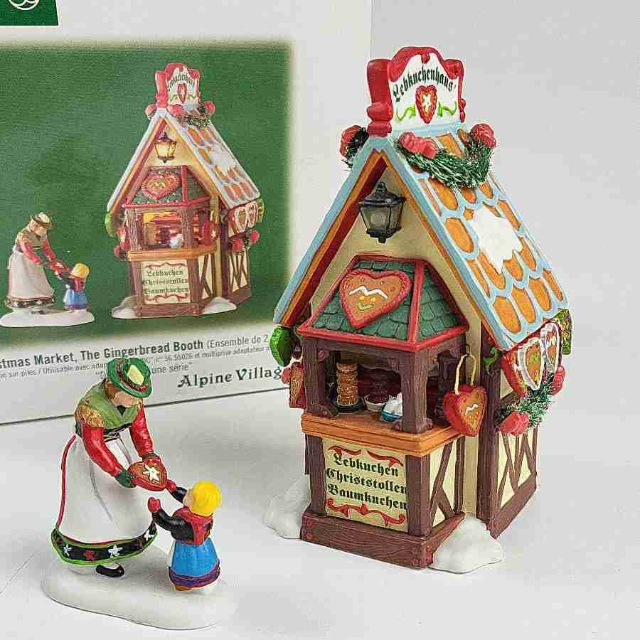 Department 56 Christmas Market Gingerbread Booth - #807296 - Alpine Village