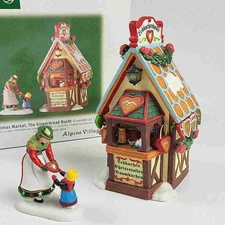 Department 56 Christmas Market Gingerbread Booth - #807296 - Alpine Village