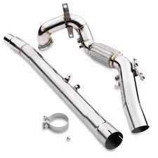 DOWNPIPE VW Golf 7.5 R S3 A3 Passat Octavia Leon 3 " 76MM 4MOTION 2017-08/2018