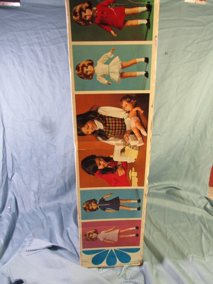 Poupée Singer Sebino Golden Princess 48 cm robe tricotée dans sa boite 1967/68 - Photo 4/4