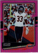 2020 Panini Donruss Optic - Rookies Jaylon Johnson #123 Pink Prizm (RC)