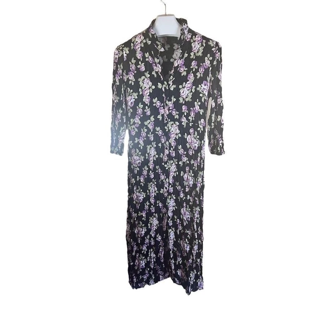 plus size dresses zara Zara - Cut Out Printed Poplin Dress - Multicolored