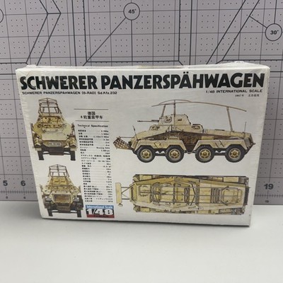 Schwerer Panzerspahwagen (8-RAD) Sd.Kfz.232 Fuman in 1/48 scale New In Box Wear
