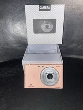 Acuvar 4K 50MP Digital Pink Camera W/ Accessories NEW