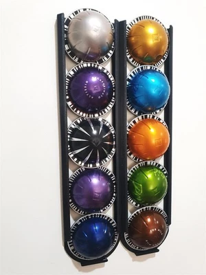 Dispensador de estante montado en la pared con soporte para cápsulas Nespresso Vertuo - Imagen 1 de 4