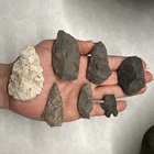 MLC 696 (7)  Archaic - Adena Knife Blades + Arrowheads Artifacts PA X Kunkle