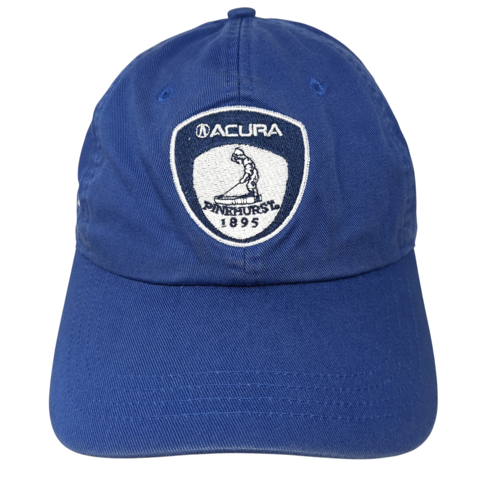 Acura Pinehurst 1895 Patch Strapback Hat Blue One… - image 1