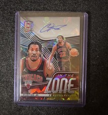 2020-21 Panini Spectra - In the Zone Auto Otto Porter  Celestial Prizm /75