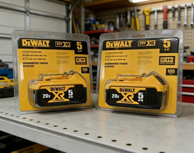 #ad LUXRY New DEWALT DCB205 20V Max XR 5.0Ah Lithium Ion Battery for Tools US 2 PCS $88.88