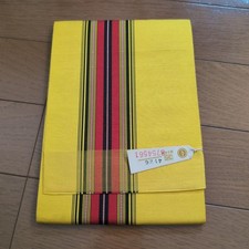 Kimono Hakata single belt yellow stripe