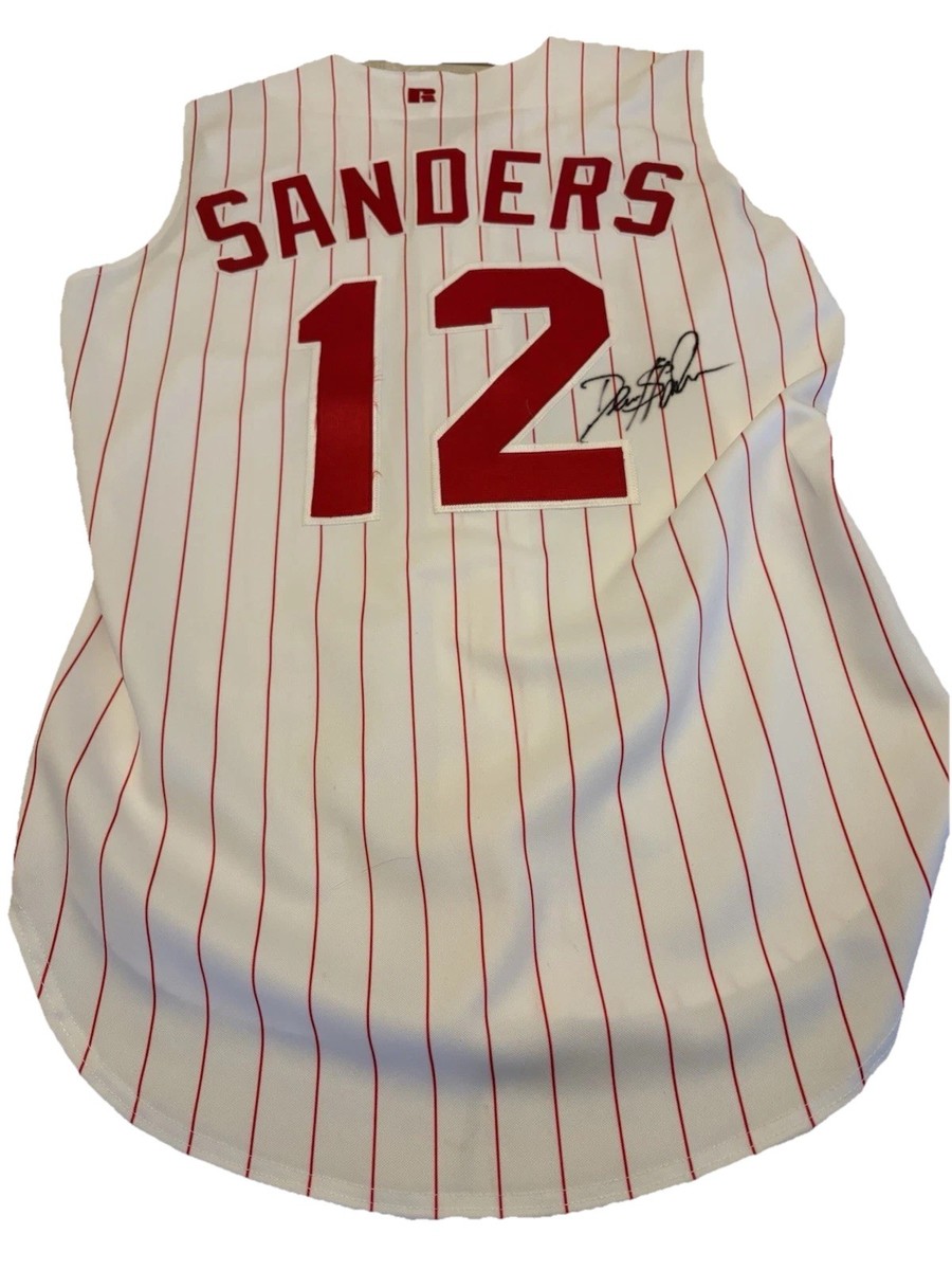Deion Sanders 1995 Cincinnati Reds Signed Russell vest size 42 | eBay