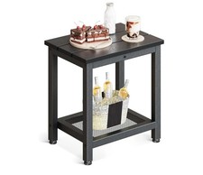 Coleshome Outdoor Side Table with Storage