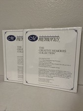 2 Packs 12x12 CREATIVE MEMORIES Scrapbook Album PAGE PROTECTORS