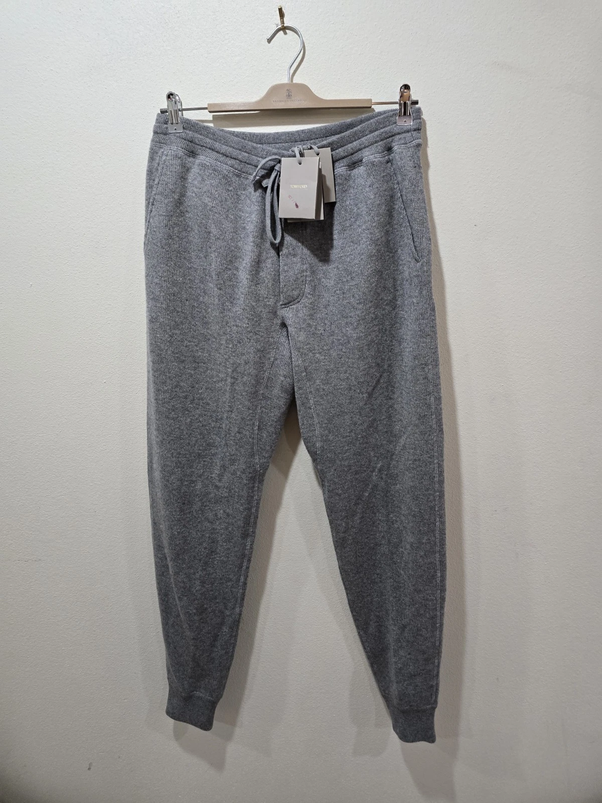 Tom Ford — Tom Ford Cashmere Knit Sweatpants Gray Men's Size: Medium (32 x 33) NWT $2,490