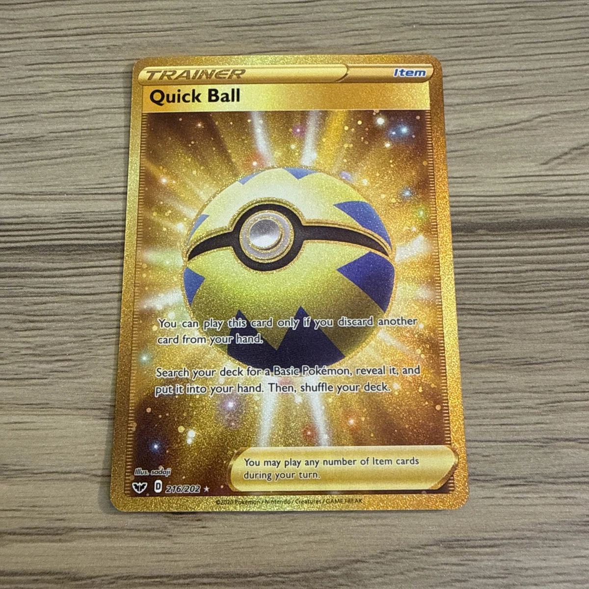 Quick Ball 216/202 Swsh01: Sword & Shield for sale | eBay
