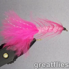 1 dozen (12) - Woolly Bugger - PINK