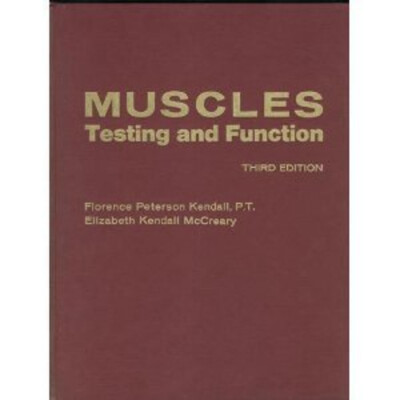 Muscles : Testing and Function Hardcover Florence P. Kendall