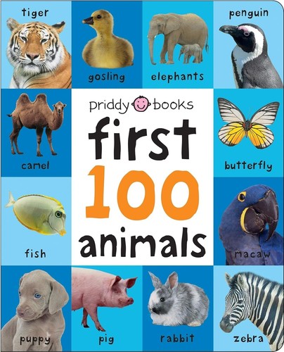 FIRST 100 ANIMALS - LARGE PADDED BOARD BOOK - NEW - Bild 1 von 2