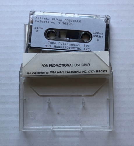 ELVIS COSTELLO Mighty Like A Rose 1991 Advance PROMO Only CASSETTE James Burton - Picture 2 of 2