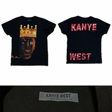 Kanye West POWER George Condo Crown Merch T-Shirt Size Medium in Black