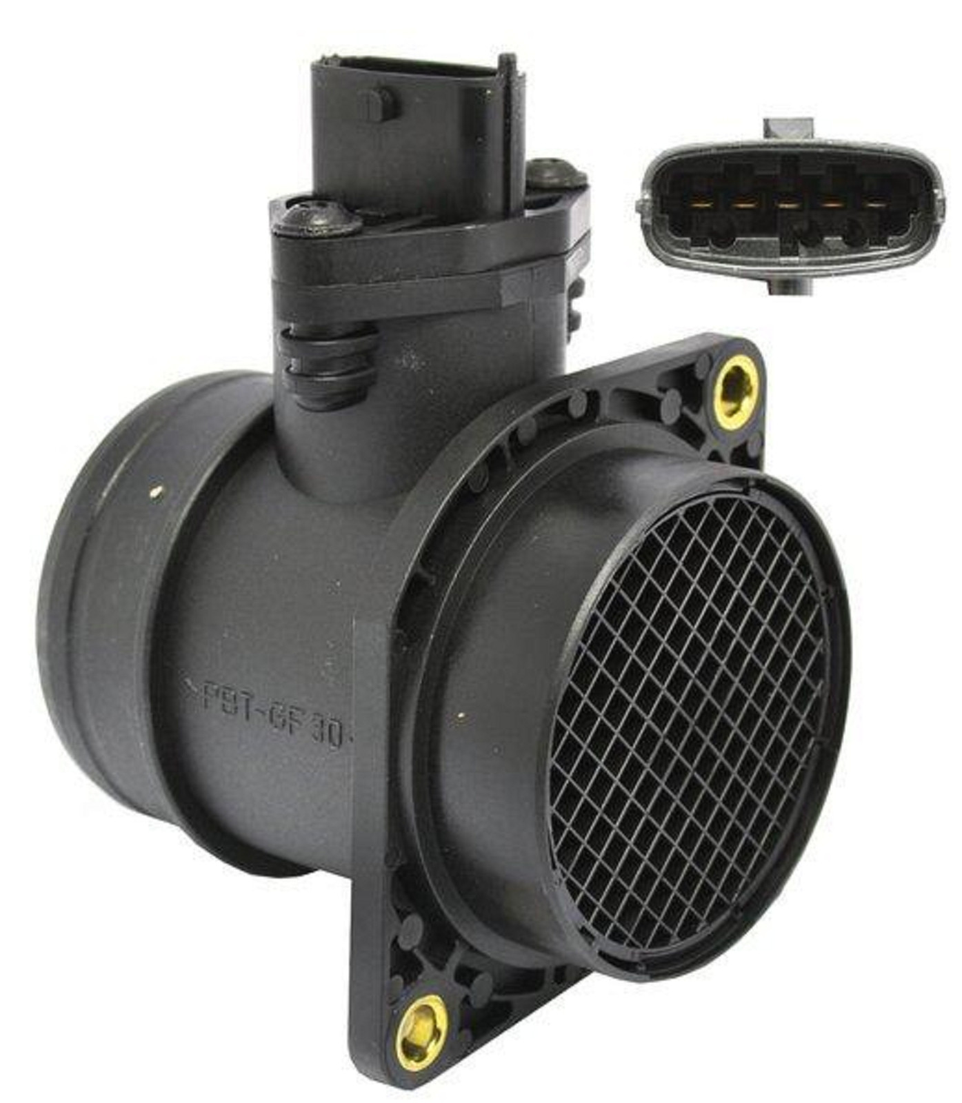 Débitmètre de Masse d'Air Fiat Multipla 1.9 JTD Capteur d'Admission d'Air Noir 0 281 002 308