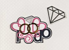 Wedding I Do Title. Scrapbook, Card Making Paper Piecing