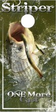Stripper Bass Fish LAMINATED Cornhole Wrap Bag Toss Skin Decal Sticker