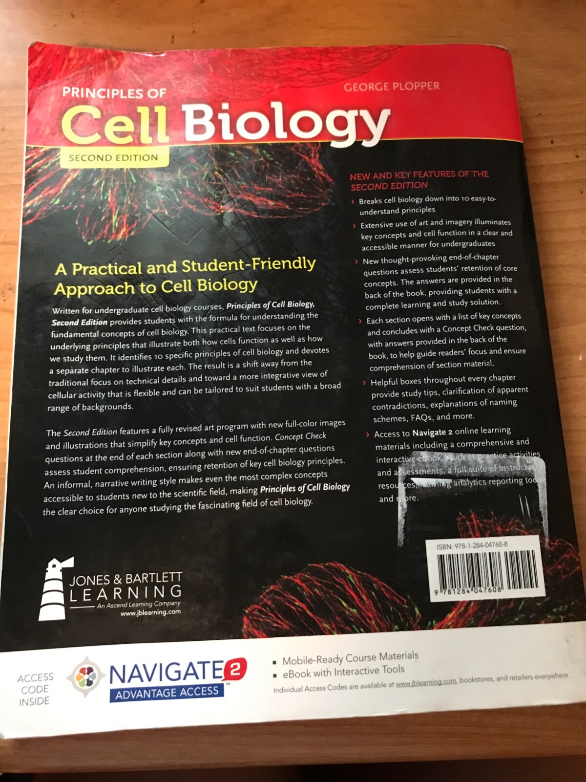Principles of Cell Biology-George Plopper Second Edition. Used | eBay
