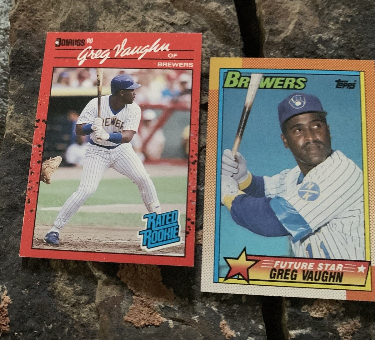 Greg Vaughn Rookie Baseball Cards. Milwaukee Brewers | eBay Greg Vaughn Rookie Baseball Cards. Milwaukee Brewers | eBay