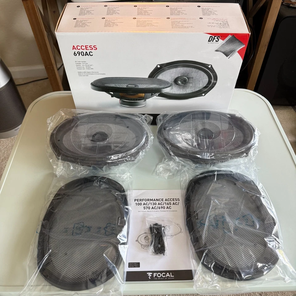 Kit de altavoces coaxiales bidireccionales para automóvil Focal 690AC 6x9 Performance Access Series - Par Foto 3 de 4