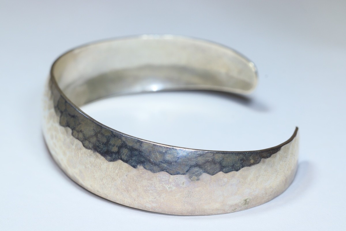 James Avery Hammered Sterling Bracelet View 3