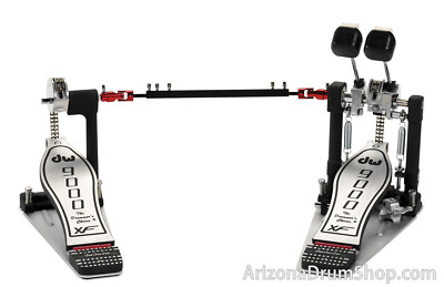 DW 9000 XF Extended Foot Board Double Bass Drum Pedal DWCP9002XF w/Case -Mint!