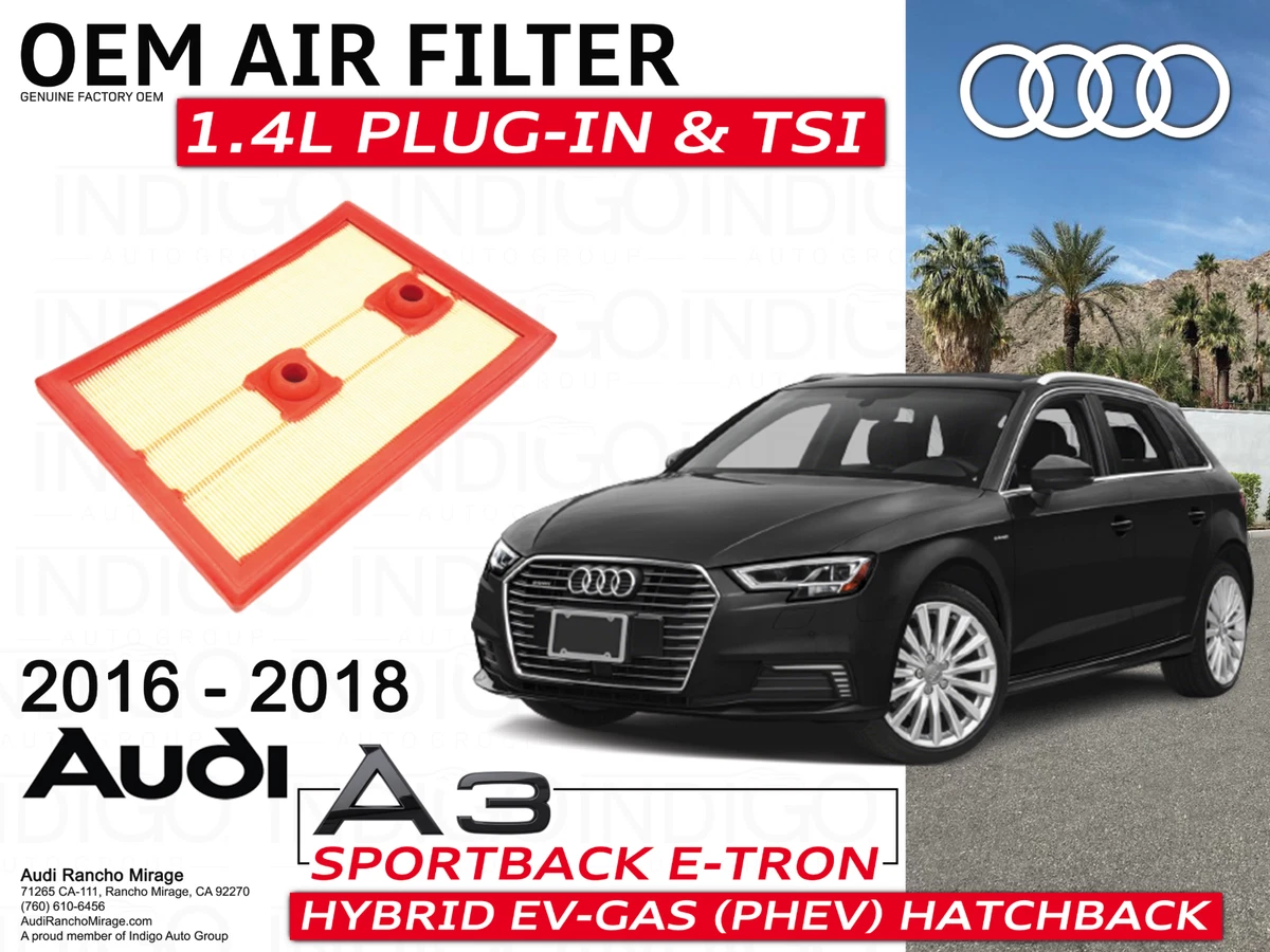 2016 2018 AUDI A3 SPORTBACK E TRON HYBRID FACTORY OEM Air filter