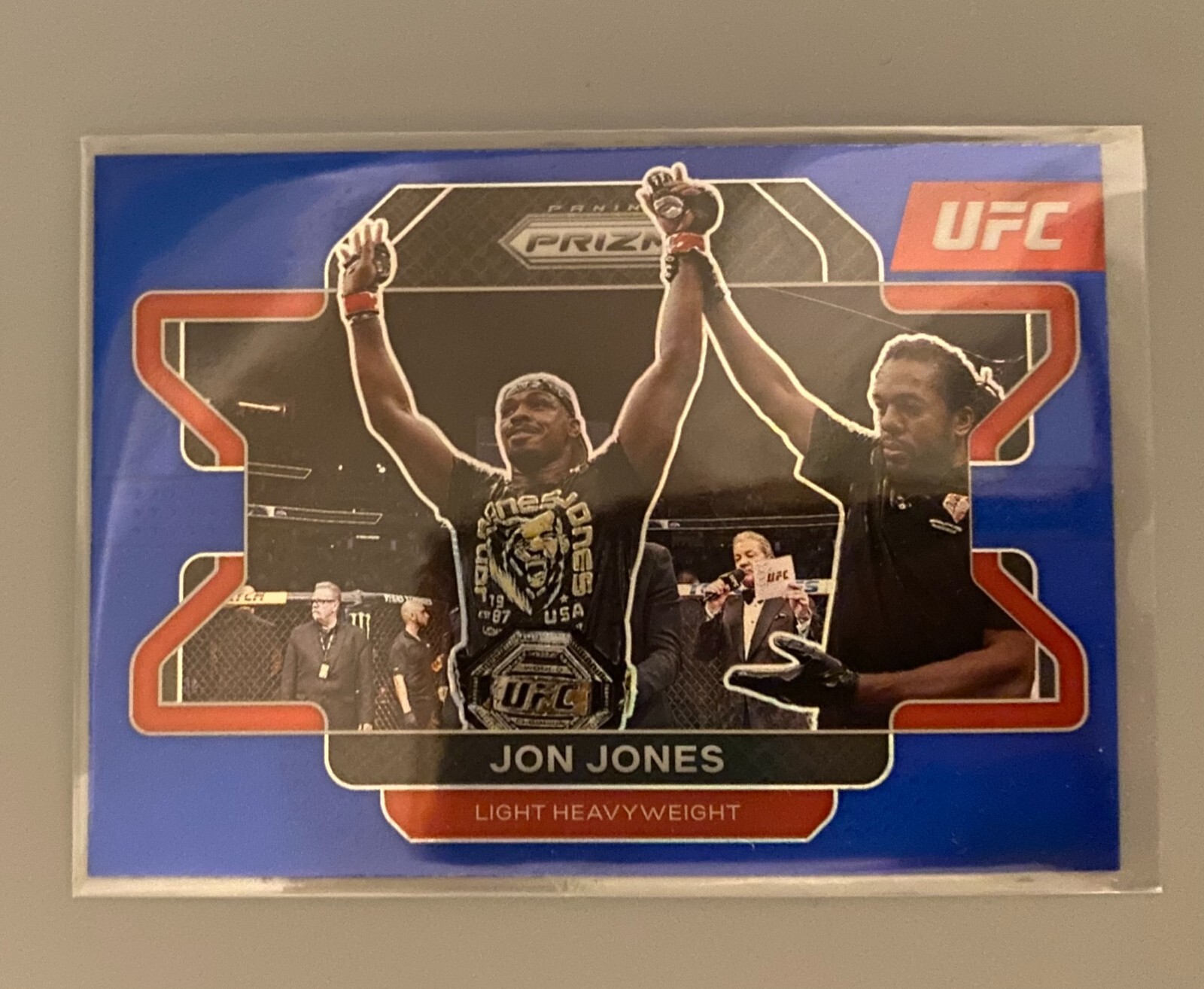 2022 Prizm UFC Jon Jones Blue Prizm #199/199 #4