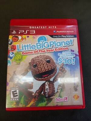 LittleBigPlanet -- Game of the Year Edition (PS3, 2009) - TESTED - COMPLETE