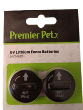 Premier Pet Guardian 6V Lithium Fence Batteries GAC11-16351  Lot Of 2 New 8