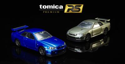 Tomica Premium RS Nissan Skyline GT-R V-spec II Nur S 1/43 Bayside