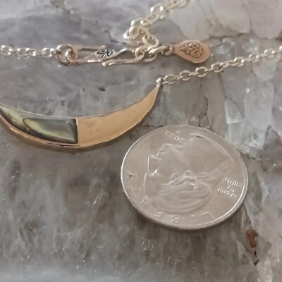Vintage Barse Sterling Silver with bronzing necklace  NWT Stunning 