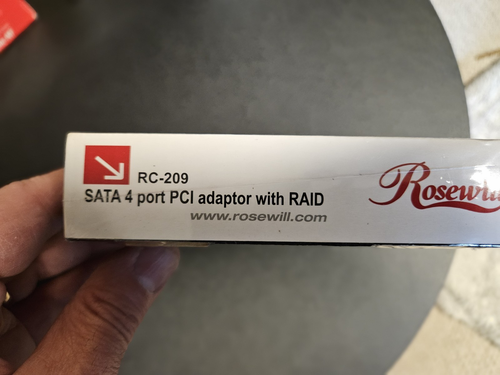 Rosewill SATA 4 Port PCI Adaptor with RAID RC-209 - Picture 2 of 3