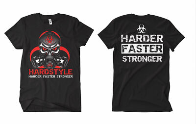 Hardstyle T-Shirt schwarz  RTC  Gabba Hardcore Techno Rotterdam Terror Corps