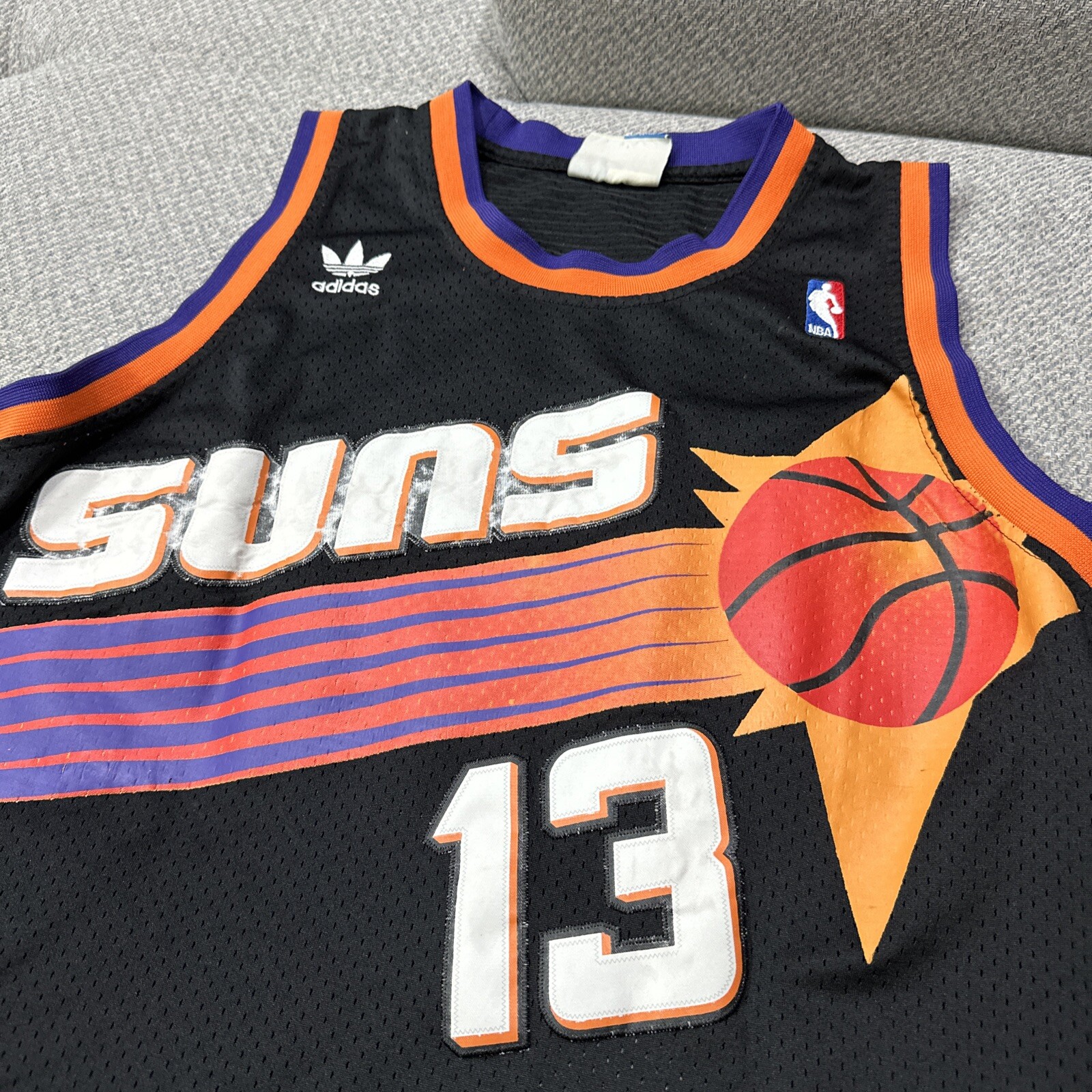 Phoenix Suns Steve Nash Maillot Swingman 1996-97 pour homme, BLANC